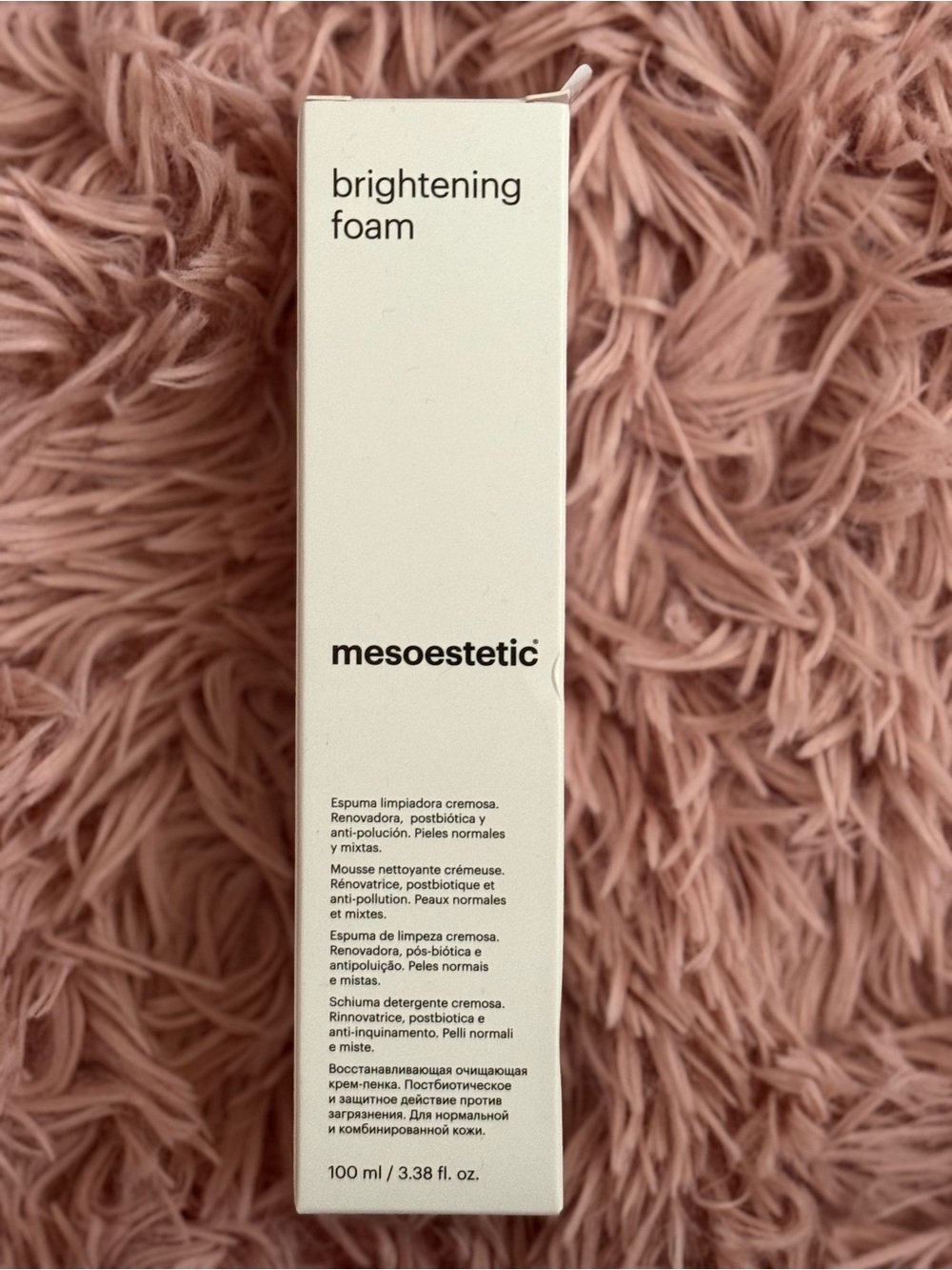 mesoestetic Creamy Cleansing Foam — White Packaging